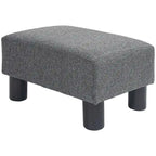 16 Cube Modern Linen Footrest Ottoman