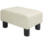 16 Cube Modern Linen Footrest Ottoman