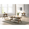 Arona Mid-Century Modern Wood 3-Piece Coffee Table Set