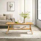 Arona Mid-Century Modern Wood 3-Piece Coffee Table Set