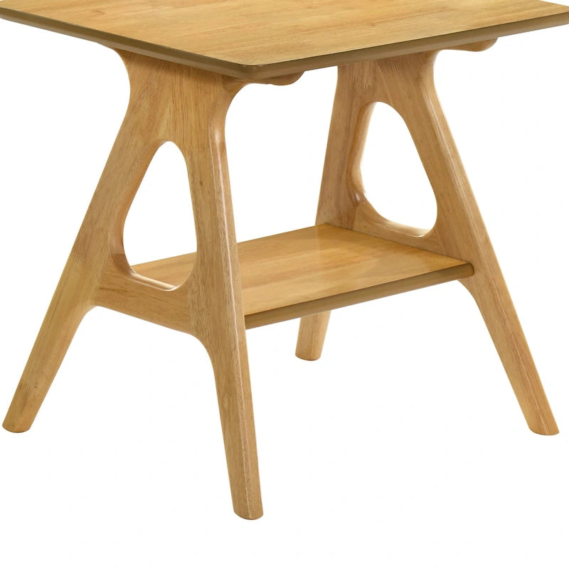 Arona Mid-Century Modern Wood 3-Piece Coffee Table Set