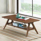 Arona Mid-Century Modern Wood 3-Piece Coffee Table Set