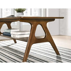 Arona Mid-Century Modern Wood 3-Piece Coffee Table Set