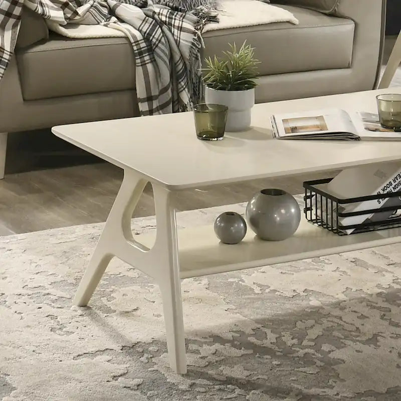 Arona Mid-Century Modern Wood 3-Piece Coffee Table Set