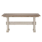 Farmhouse Reimagined Antique White Flip Lid Sofa Table