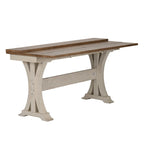 Farmhouse Reimagined Antique White Flip Lid Sofa Table