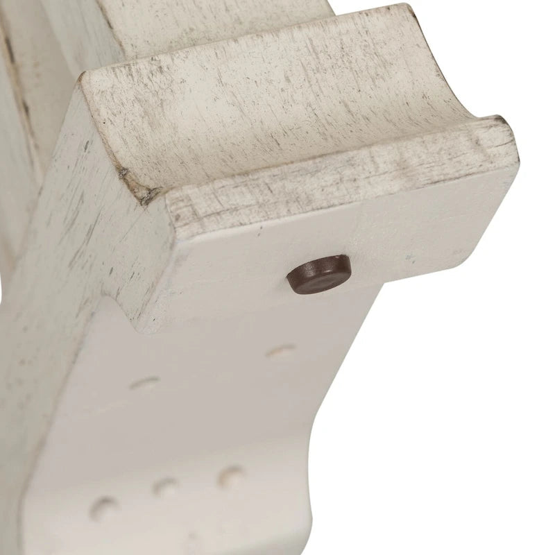 Farmhouse Reimagined Antique White Flip Lid Sofa Table