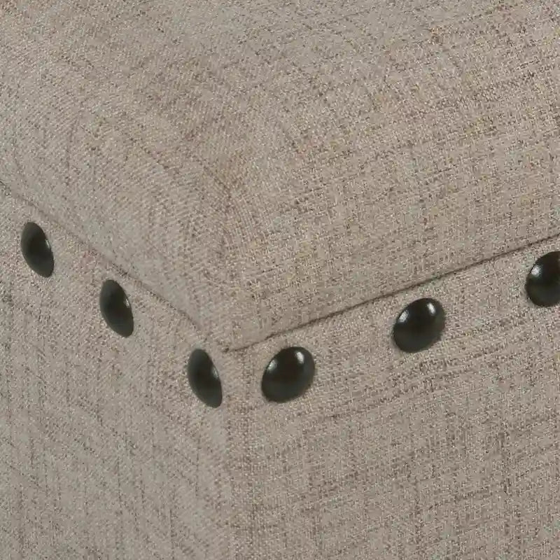 Copper Grove Raush Tufted Linen Storage Bench