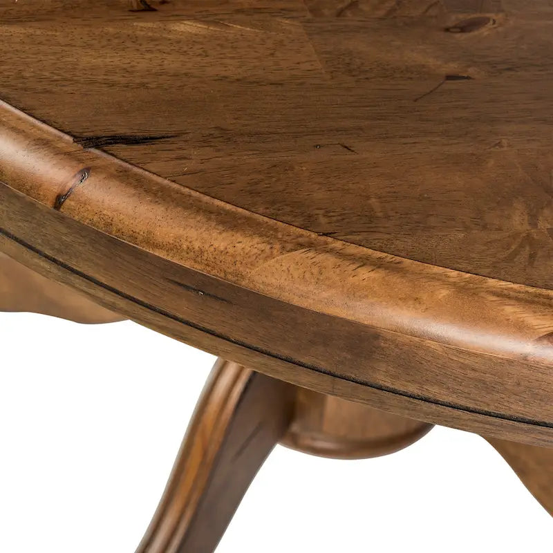 Carolina Crossing Antique Honey Distressed 5 Piece Pedestal Table Set
