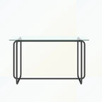 Rectangle Dining Table with Metal Frame