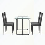 Rectangle Dining Table with Metal Frame