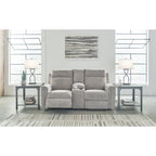  Barnsana Power Reclining Loveseat with Console