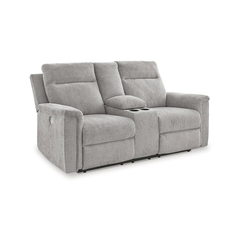 Barnsana Power Reclining Loveseat with Console