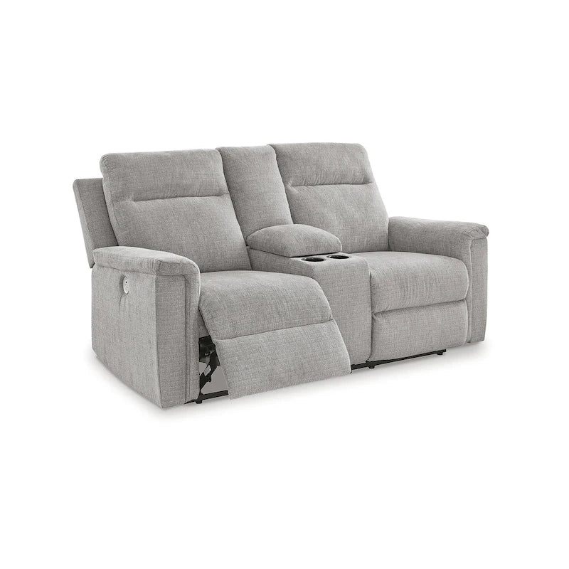 Barnsana Power Reclining Loveseat with Console