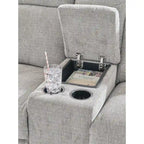 Barnsana Power Reclining Loveseat with Console