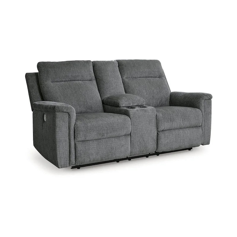 Barnsana Power Reclining Loveseat with Console