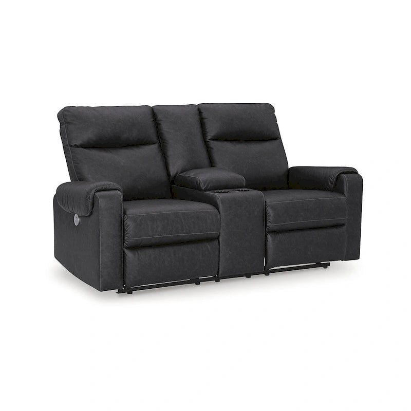 Barnsana Power Reclining Loveseat with Console