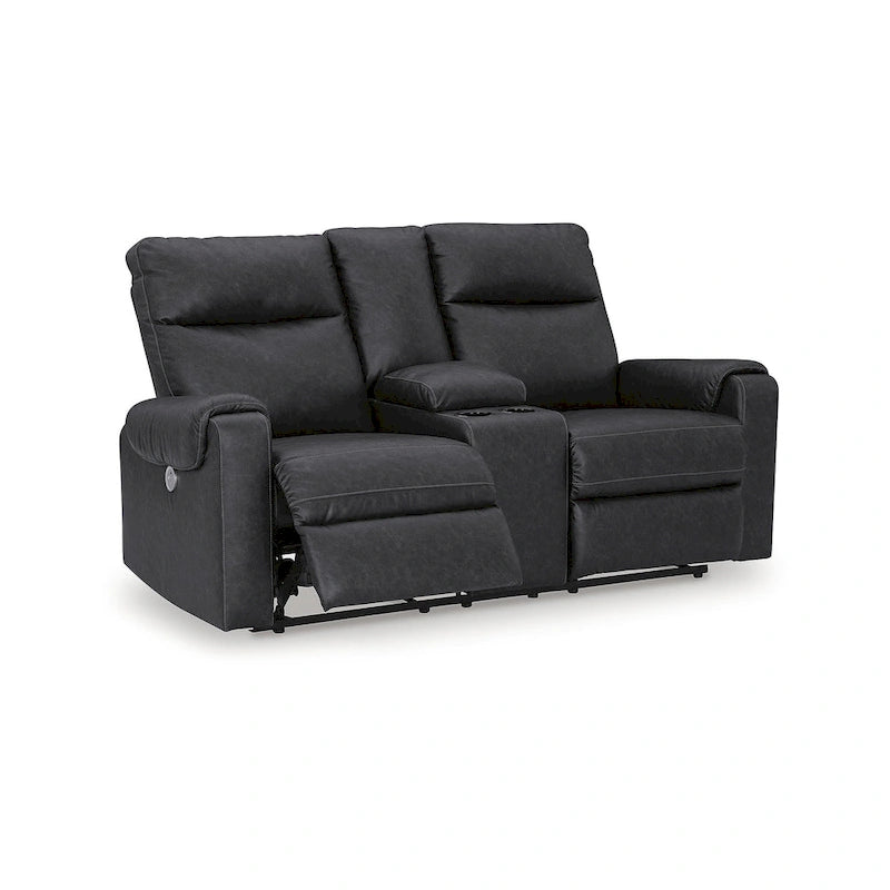 Barnsana Power Reclining Loveseat with Console