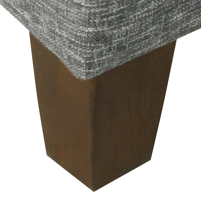 HomePop Luxury 32 Square Storage Ottoman