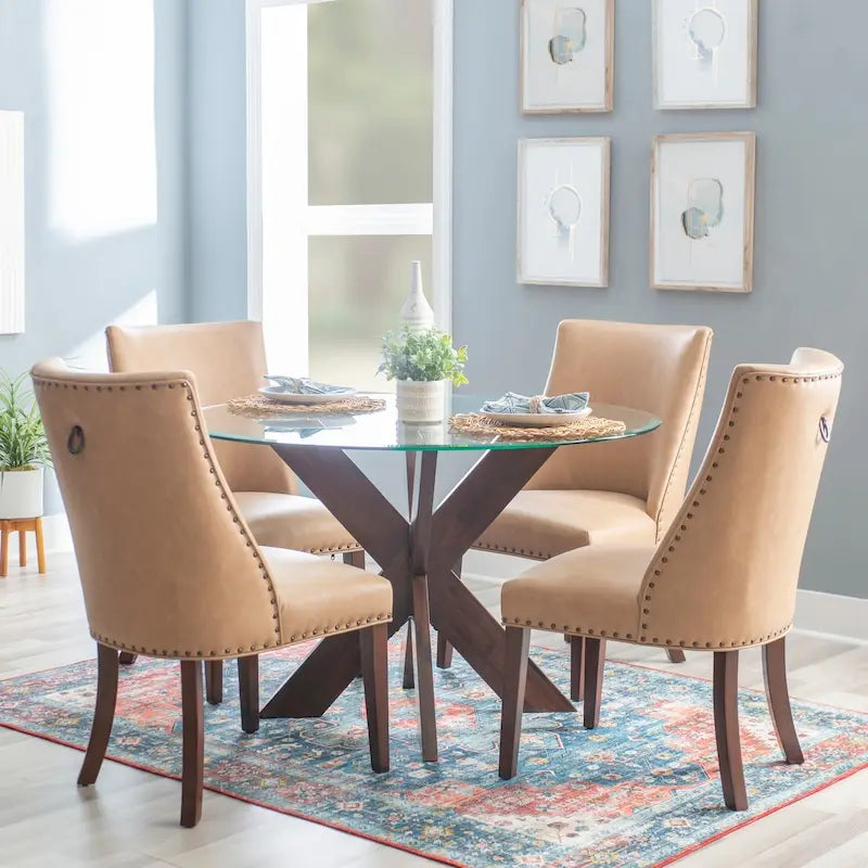 Allard Rustic Famhouse 5 Piece Dining Set