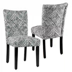 HomePop Classic Parsons Medallion Dining Chair (Set of 2)