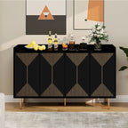 Moasis 55 Kitchen Buffet Cabinet with Storage Sideboard Buffet Table with Doors