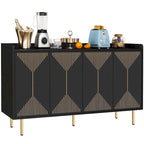 Moasis 55 Kitchen Buffet Cabinet with Storage Sideboard Buffet Table with Doors