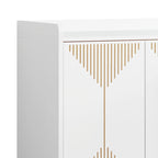 Moasis 55 Kitchen Buffet Cabinet with Storage Sideboard Buffet Table with Doors