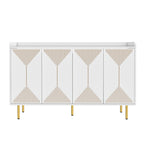 Moasis 55 Kitchen Buffet Cabinet with Storage Sideboard Buffet Table with Doors