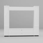 Entertainment Center with Electric Fireplace - 81W - White or Black