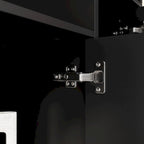 Entertainment Center with Electric Fireplace - 81W - White or Black