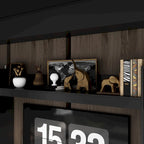 Entertainment Center with Electric Fireplace - 81W - White or Black