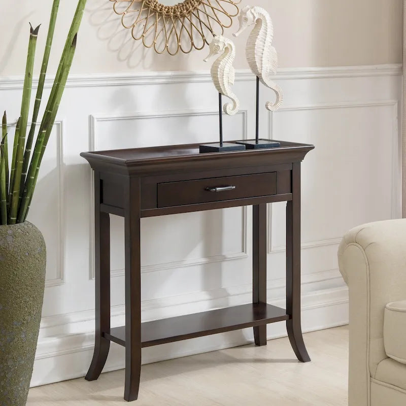 Traditional Tray Edge Console Hall Stand