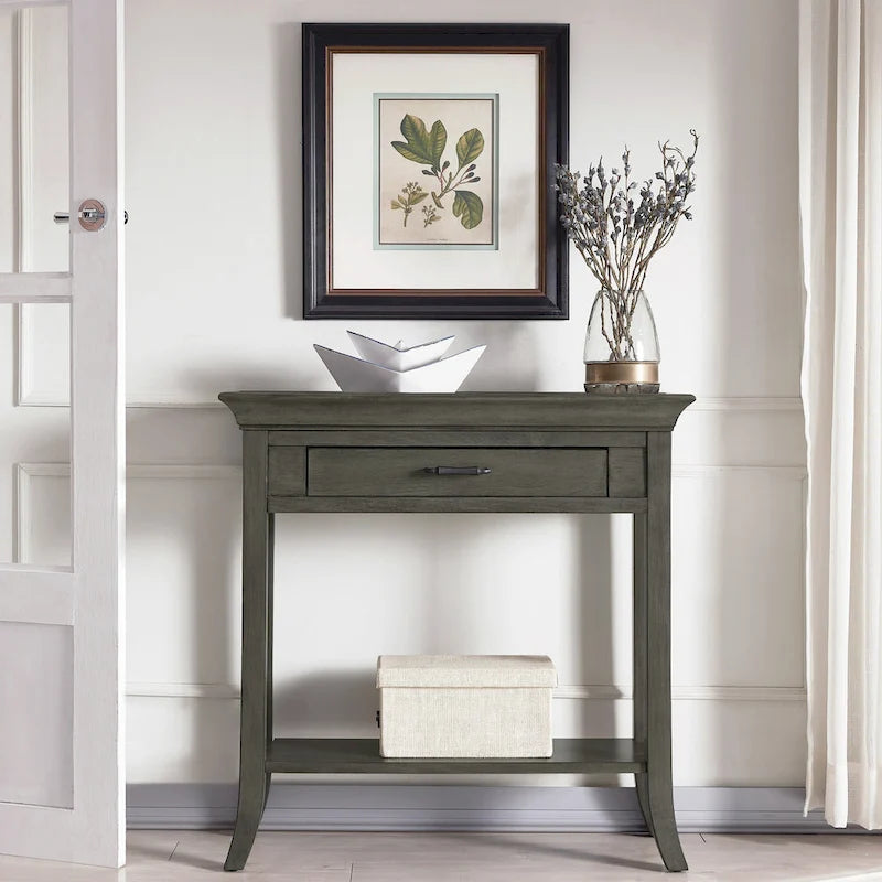 Traditional Tray Edge Console Hall Stand