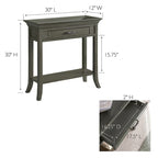 Traditional Tray Edge Console Hall Stand