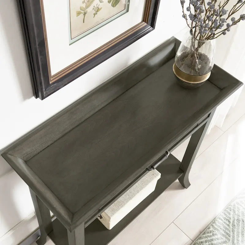 Traditional Tray Edge Console Hall Stand