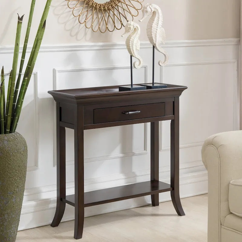 Traditional Tray Edge Console Hall Stand