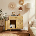 Art Leon Handcrafted Wood Sideboard with 2 Doors