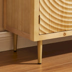 Art Leon Handcrafted Wood Sideboard with 2 Doors