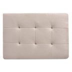 Microsuede Tufted Ottoman