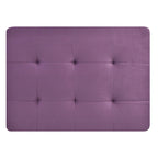 Microsuede Tufted Ottoman