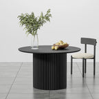 Solid Wood 46 Round Dining Table for 4 People Nordic style - 46*30