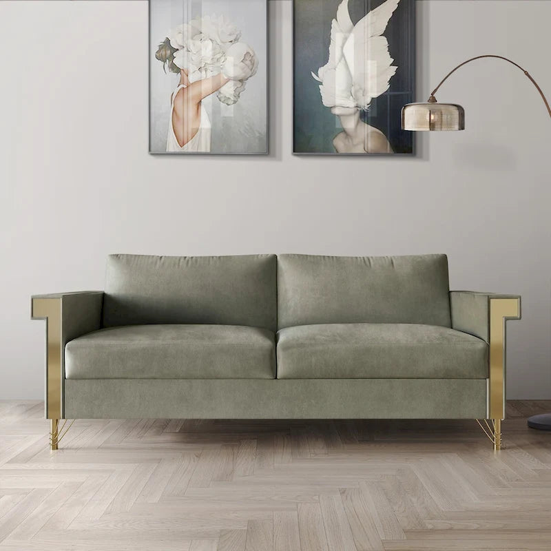 CraftPorch Luxurious Velvet Upholstered Sofa