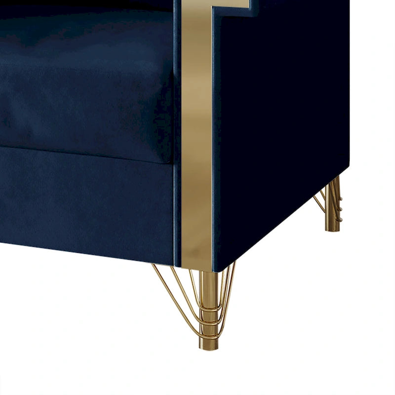 CraftPorch Luxurious Velvet Upholstered Sofa