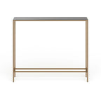 Ham Long Narrow Console Table with Mirrored Top