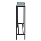 Ham Long Narrow Console Table with Mirrored Top