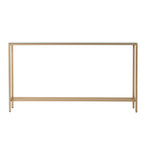 Ham Long Narrow Console Table with Mirrored Top