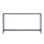 Ham Long Narrow Console Table with Mirrored Top