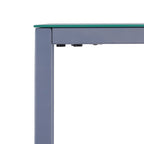 Ham Long Narrow Console Table with Mirrored Top