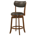 Irvi Traditional Rubberwood 3-Piece Barstool Counter Height Dining Set by